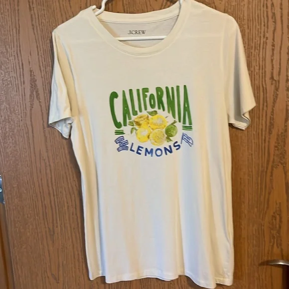 *SALE* J. Crew California Lemons Graphic Tee - Picture 4 of 6